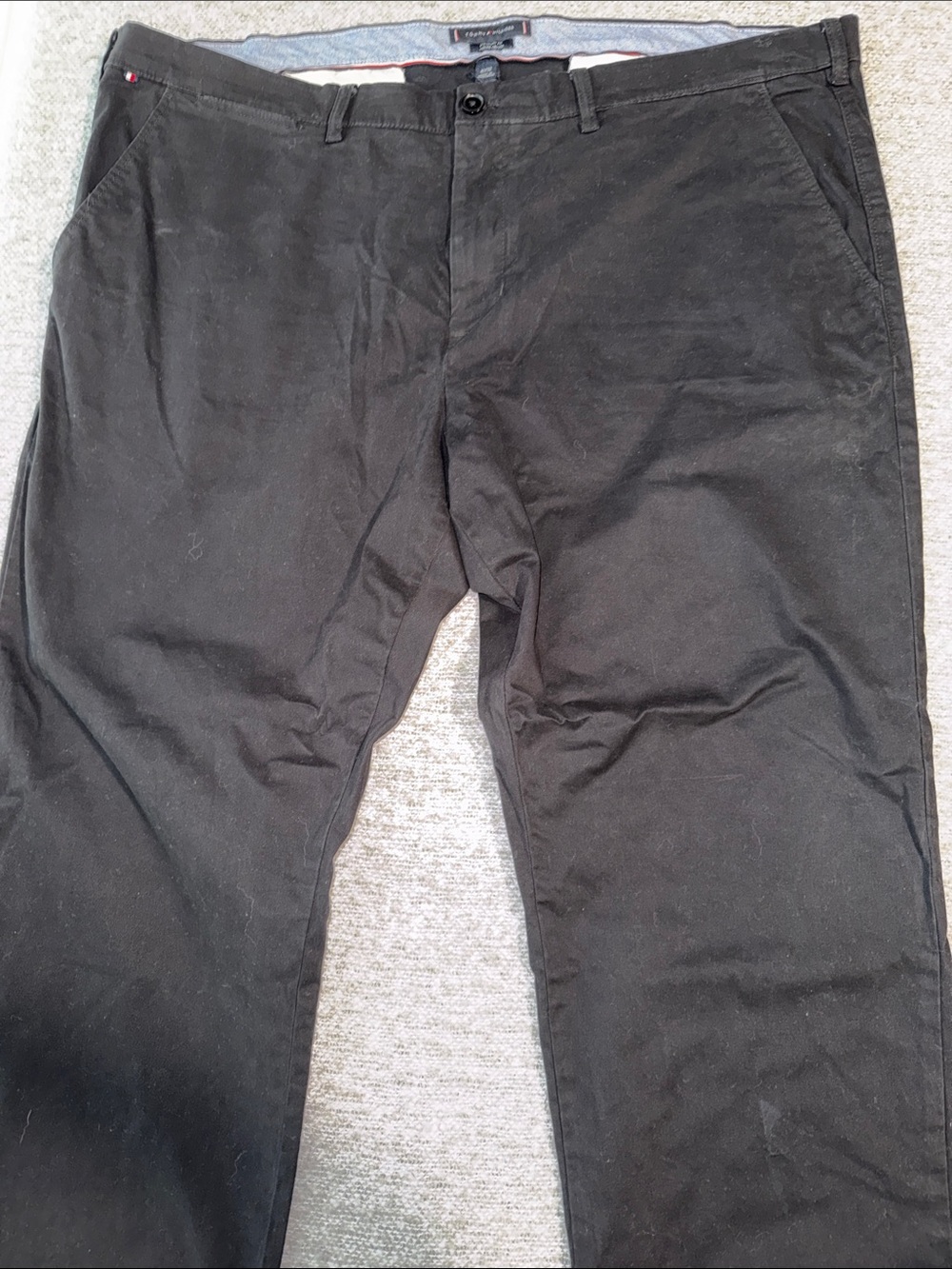 Tommy Hilfiger Men's Black Chino Pants Size 42 x 32